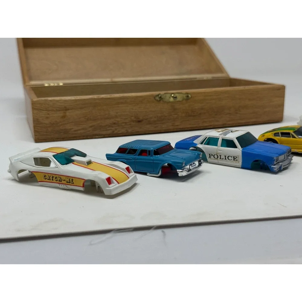 Vintage Matchbox Speed Slot Lot Chassis Bodies Parts Repair aurora ferrari